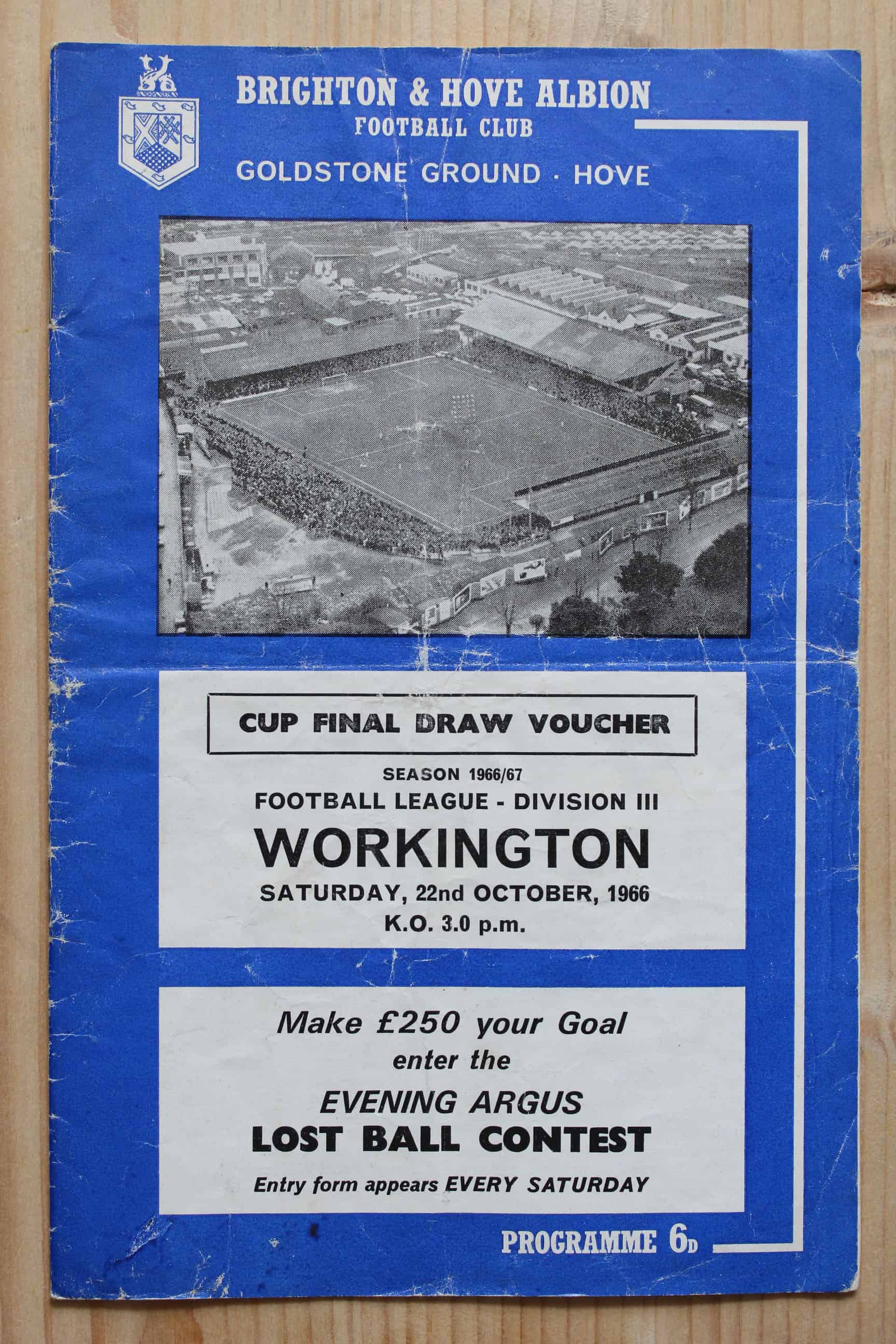 Brighton & Hove Albion FC v Workington